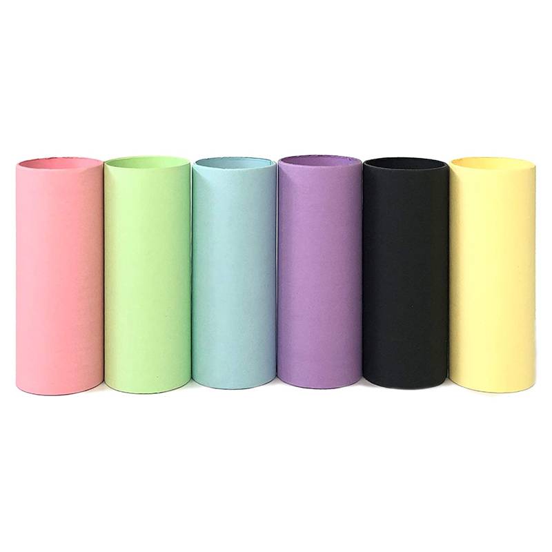 Beautiful Handcraft Color Cover Cardboard Circular Tube Packaging Kraft Paper Tube